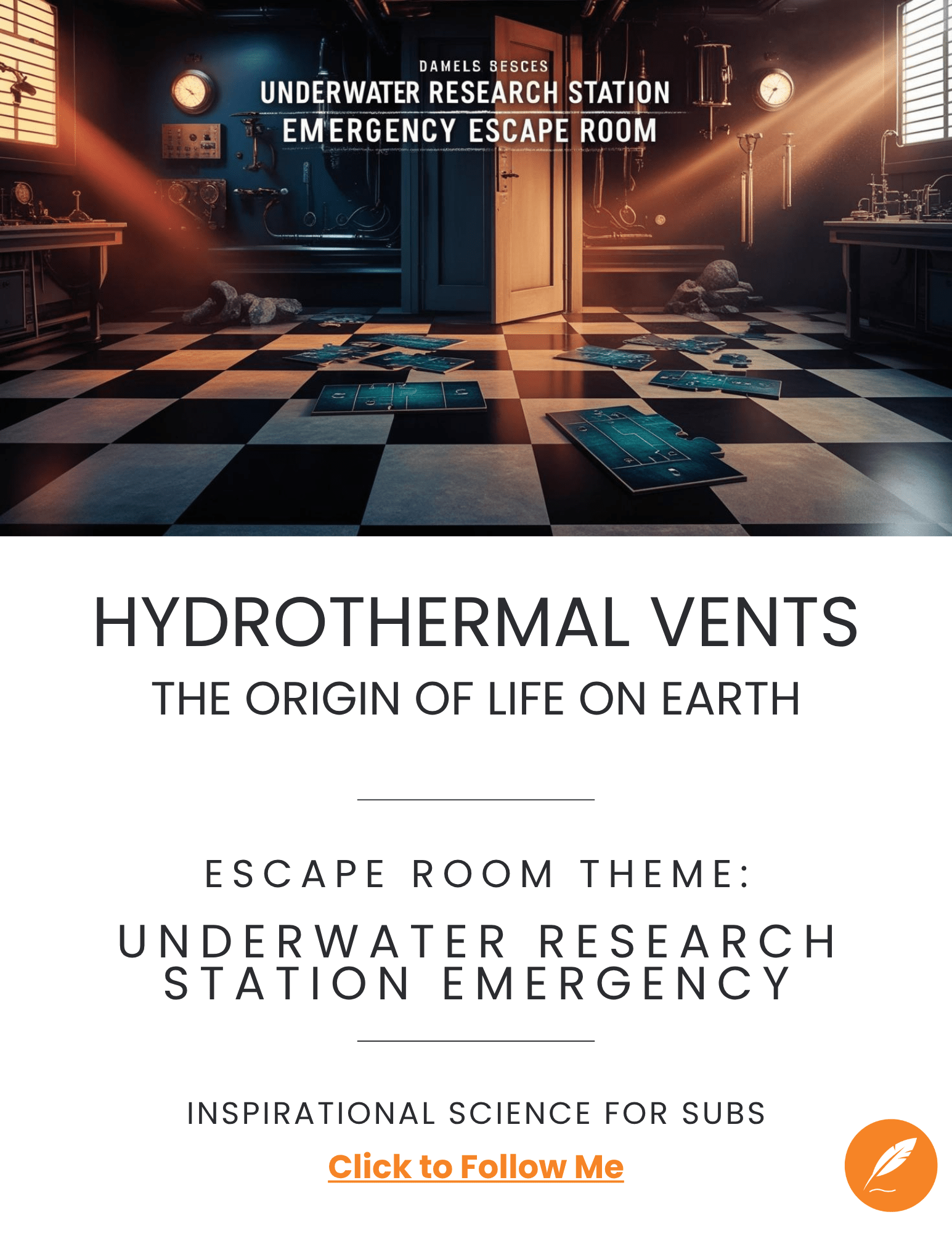 Hydrothermal Vents - Escape Room - Front Page